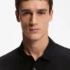 Cotton-piqué polo shirt with Double B monogram Cotton-piqué polo shirt with Double B monogram