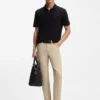 Cotton-piqué polo shirt with Double B monogram Cotton-piqué polo shirt with Double B monogram