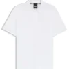 Cotton-piqué polo shirt with Double B monogram Cotton-piqué polo shirt with Double B monogram