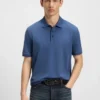 Cotton-piqué polo shirt with logo print