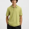 Cotton-piqué polo shirt with logo print