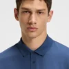Cotton-piqué polo shirt with logo print
