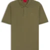 Cotton-piqué polo shirt with logo print