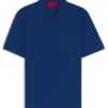 Cotton-piqué polo shirt with logo print