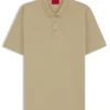 Cotton-piqué polo shirt with logo print