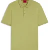 Cotton-piqué polo shirt with logo print