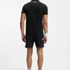 Cotton-piqué polo shirt with tennis artwork