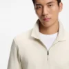 Cotton-piqué polo shirt with zip neck Cotton-piqué polo shirt with zip neck