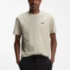 Cotton-piqué T-shirt with all-over print