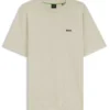 Cotton-piqué T-shirt with all-over print