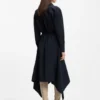 Cotton-poplin shirt dress with belt Cotton-poplin shirt dress with belt