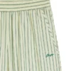 Cotton-poplin trousers with vertical stripe