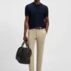 Cotton-silk sweater in a regular fit