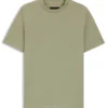 Cotton-silk T-shirt with geometric jacquard