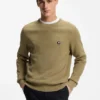 Cotton sweater with Double B monogram