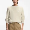 Cotton sweater with Double B monogram