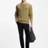 Cotton sweater with Double B monogram
