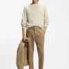 Cotton sweater with Double B monogram