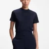 Cotton T-shirt with embroidered logo