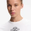 Cotton T-shirt with embroidered logo
