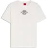Cotton T-shirt with embroidered logo