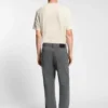 Cotton T-shirt with herringbone structure
