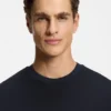 Cotton T-shirt with logo and stripe