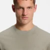 Cotton T-shirt with logo and stripe