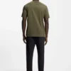 Cotton T-shirt with logo and stripe