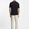 Cotton T-shirt with logo and stripe