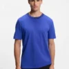 Cotton T-shirt with logo crew neck