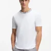 Cotton T-shirt with logo crew neck