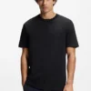 Cotton T-shirt with logo crew neck