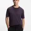 Cotton T-shirt with logo crew neck