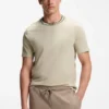 Cotton T-shirt with logo crew neck