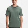 Cotton T-shirt with logo crew neck