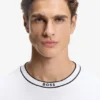 Cotton T-shirt with logo crew neck