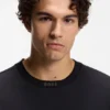 Cotton T-shirt with logo crew neck