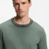 Cotton T-shirt with logo crew neck