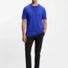 Cotton T-shirt with logo crew neck