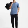 Cotton T-shirt with logo crew neck
