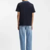 Cotton T-shirt with printed stripes Cotton T-shirt with printed stripes
