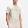 Cotton T-shirt with tonal logo