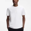 Cotton T-shirt with tonal logo