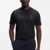 Cotton T-shirt with tonal logo