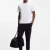 Cotton T-shirt with tonal logo