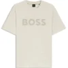Cotton T-shirt with tonal logo