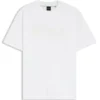 Cotton T-shirt with tonal logo