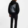 Cotton-terry hoodie with graphic print and embroidered logo Cotton-terry hoodie with graphic print and embroidered logo