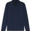 Cotton-terry jacket with logo patch